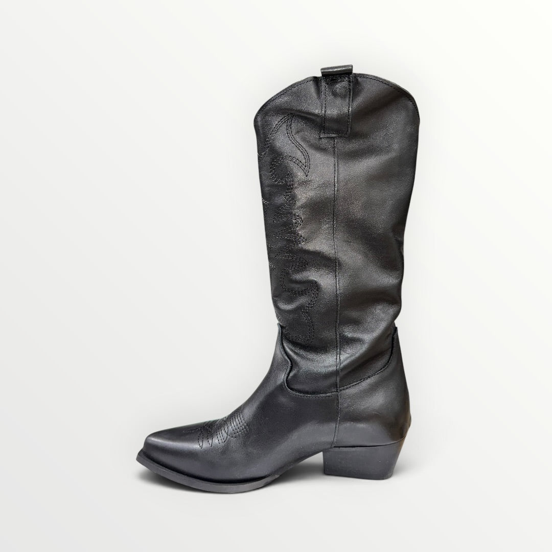DIVINE FOLLIE - STIVALE TEXANO RICAMATO