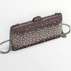 MIMI' MUA' - BORSA CLUTCH CON STRASS SPARSI