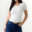 GUESS - T-SHIRT MINI LOGO STRASS