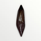 DIVINE FOLLIE - DECOLLETE LUCIDA EFFETTO COCCODRILLO