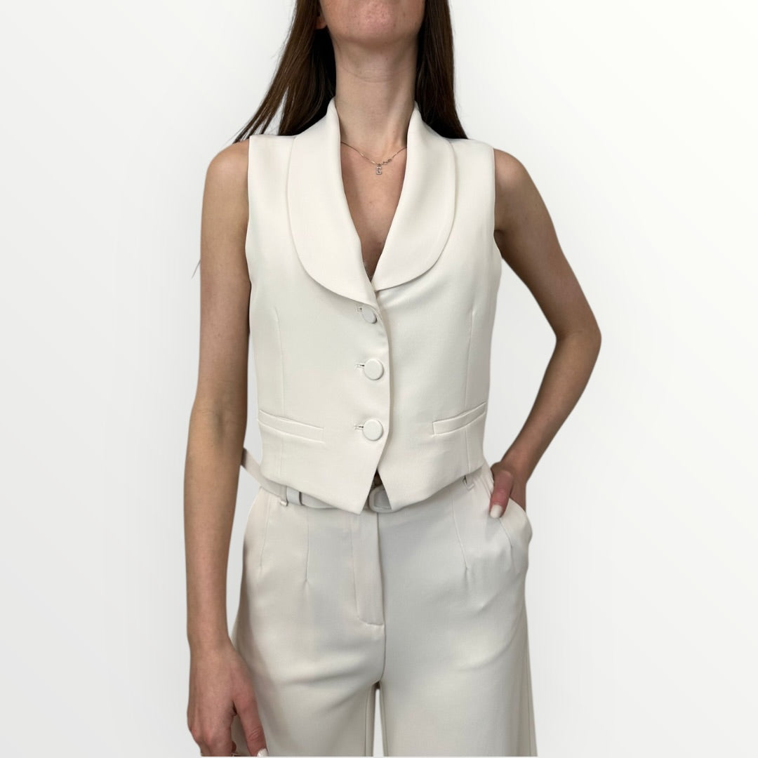 IMPERIAL - GILET CON BOTTONI RIVESTITI