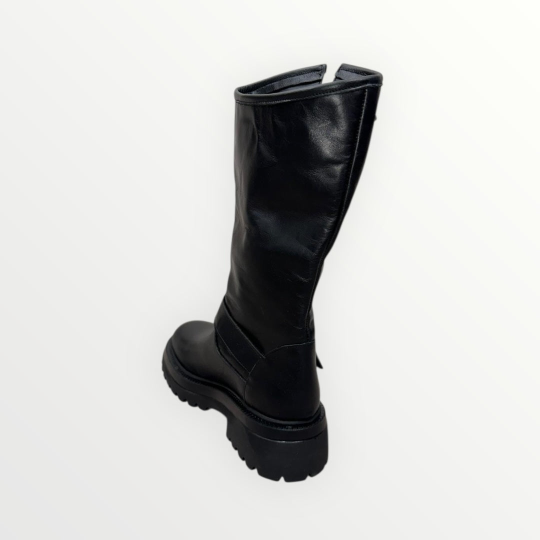 DIVINE FOLLIE - STIVALE CON FIBBIE ARGENTO