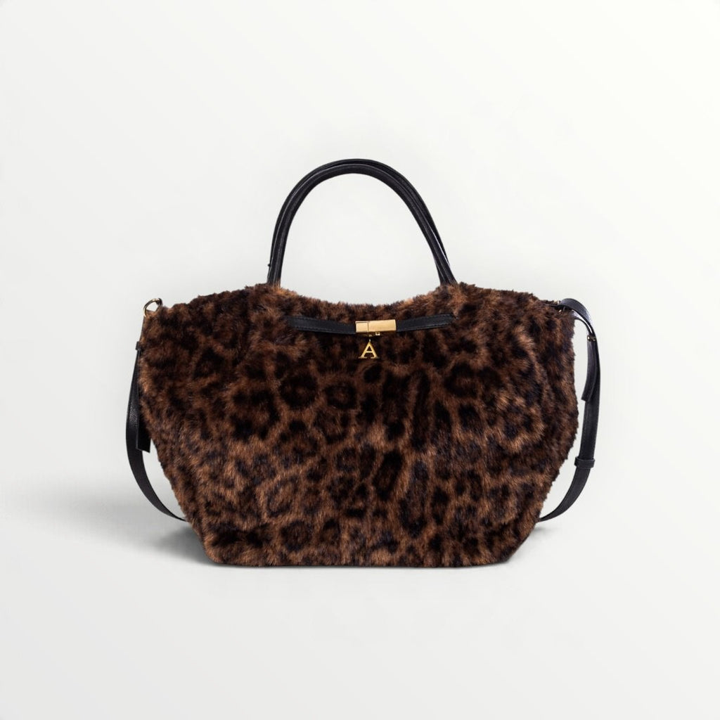 AYFEE - BORSA SHOPPER IN ECO-PELLICCIA CON TRACOLLA
