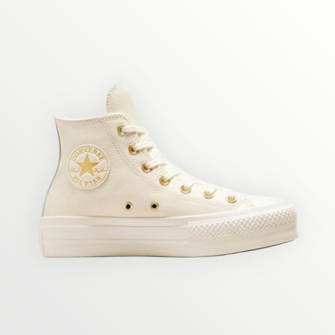 CONVERSE - SNEAKER IN PELLE DETTAGLI DORATI