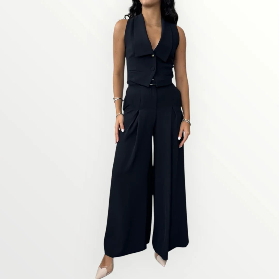 IMPERIAL - PANTALONE A PALAZZO CON PINCE