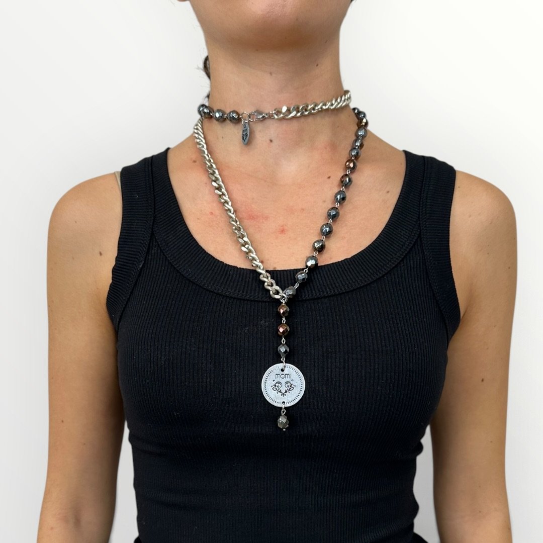 MOMI - FRANCESCA LUNGA MEDAGLIA ARGENTO