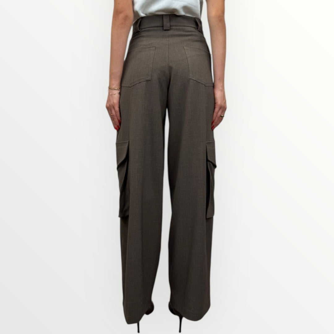 HAVEONE - PANTALONE CARGO CON TASCONI