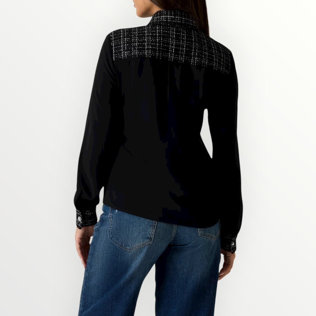 GUESS - GIACCA CON PROFILI BOUCLE'