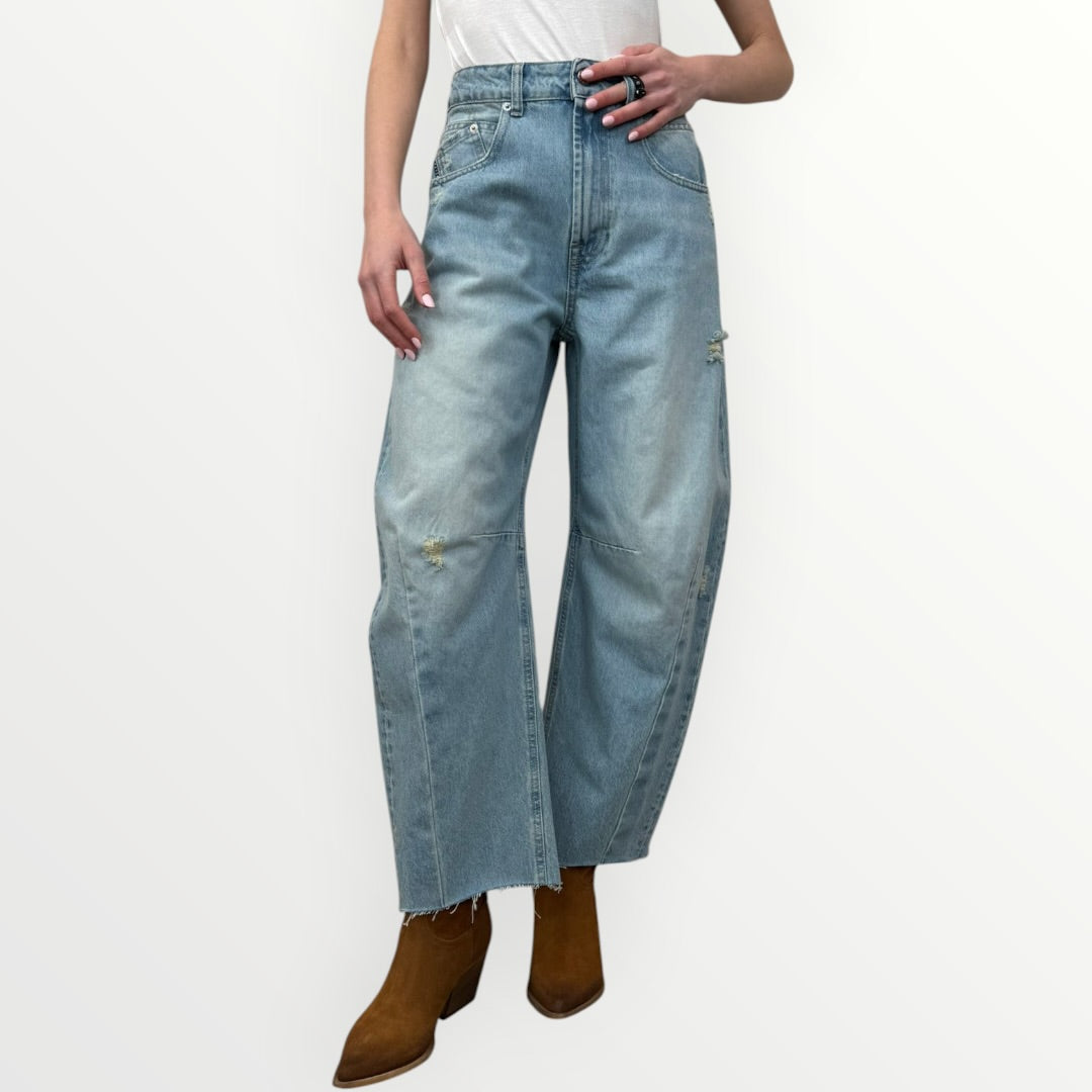 HAVEONE - JEANS BARBARA LAVAGGIO MEDIO