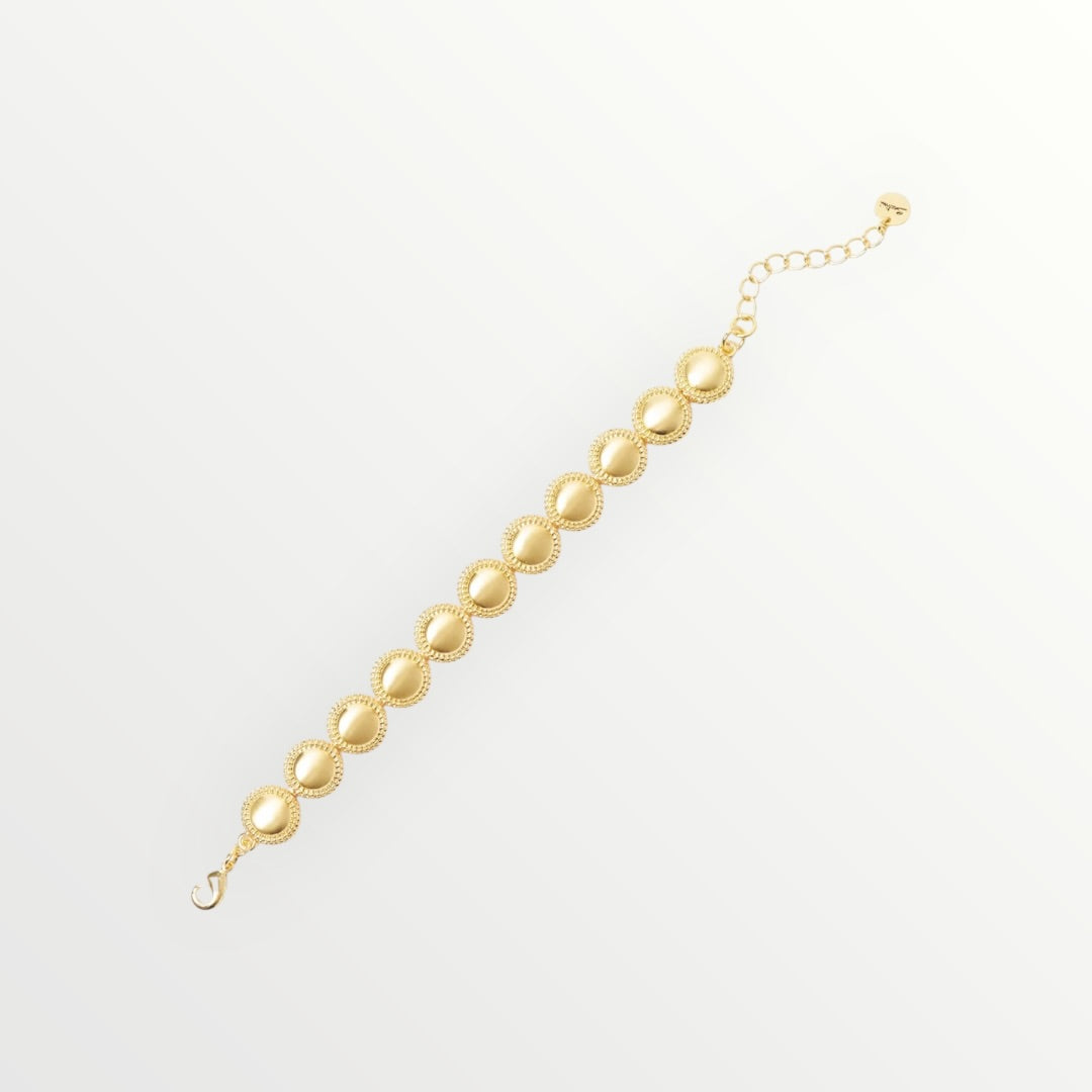 SODINI - BRACCIALE CON BOTTONE ZIGRINATO