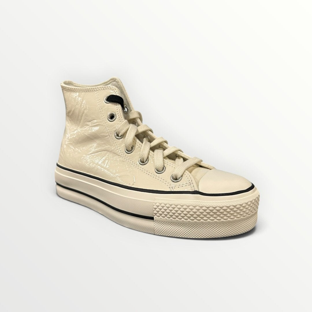 CONVERSE - SNEAKER IN VERNICE EFFETTO STROPICCIATO