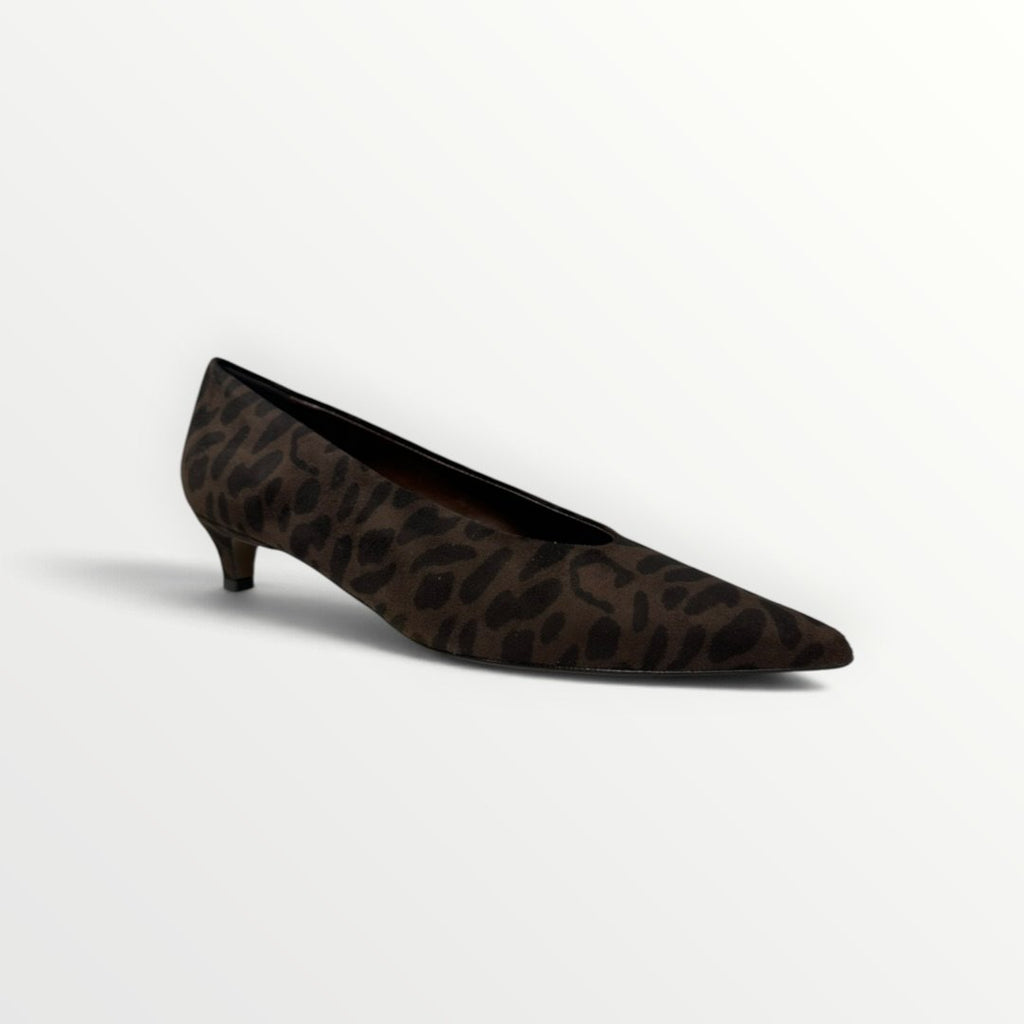 DIVINE FOLLIE - DECOLLETE' MINI TACCO SCAMOSCIATE