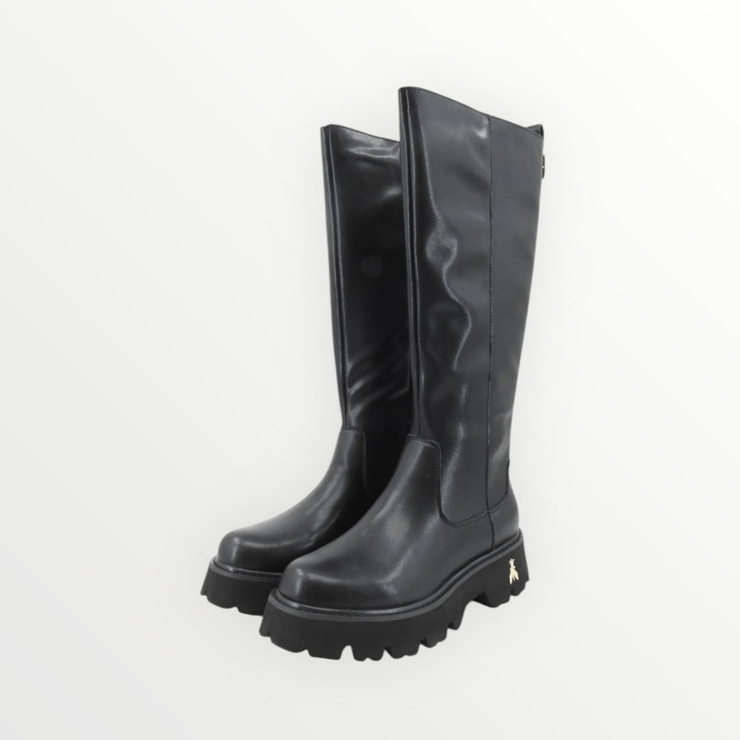 PATRIZIA PEPE - STIVALE ALTO CON CERNIERA