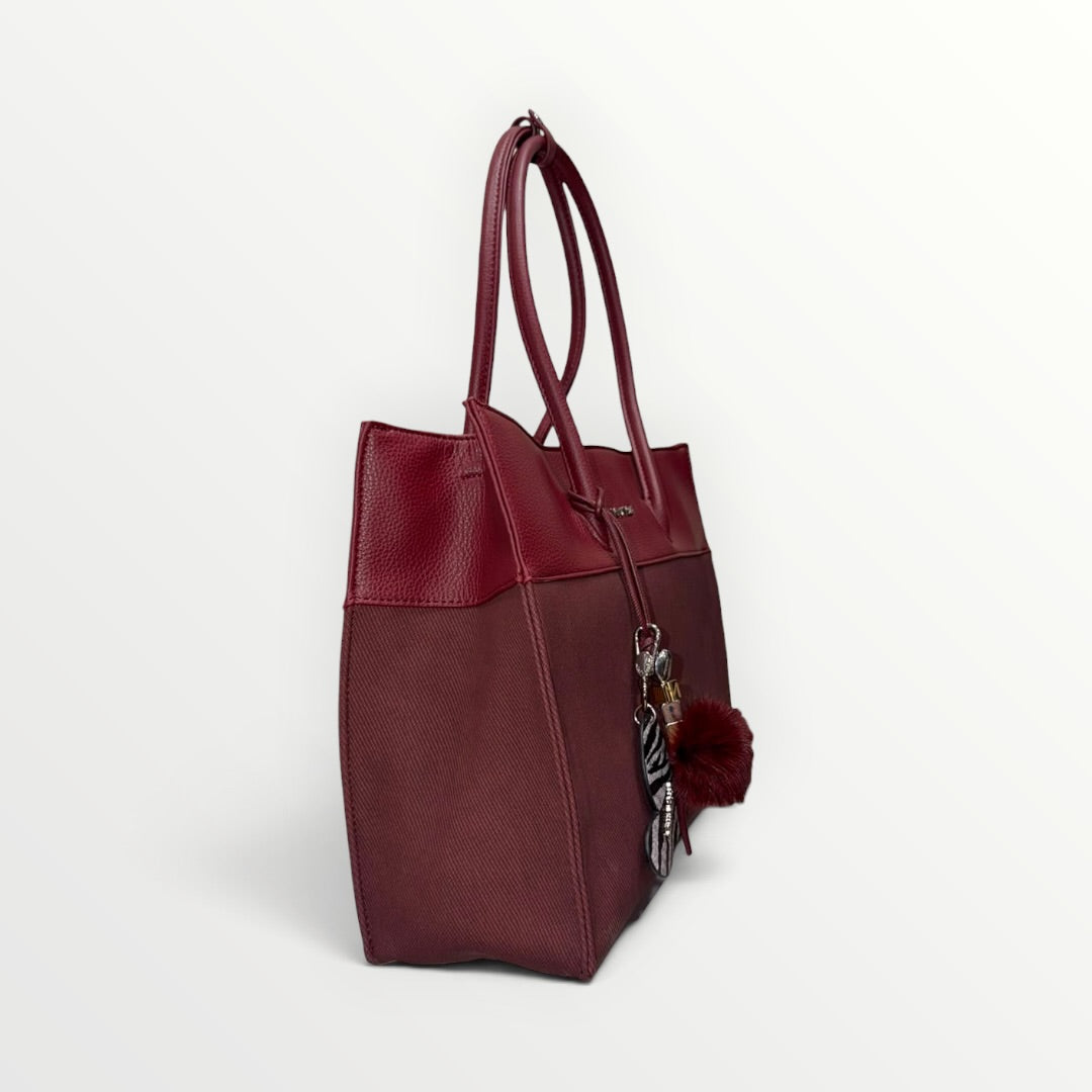 MIMI' MUA' - BORSA TOTE CON CHARMS