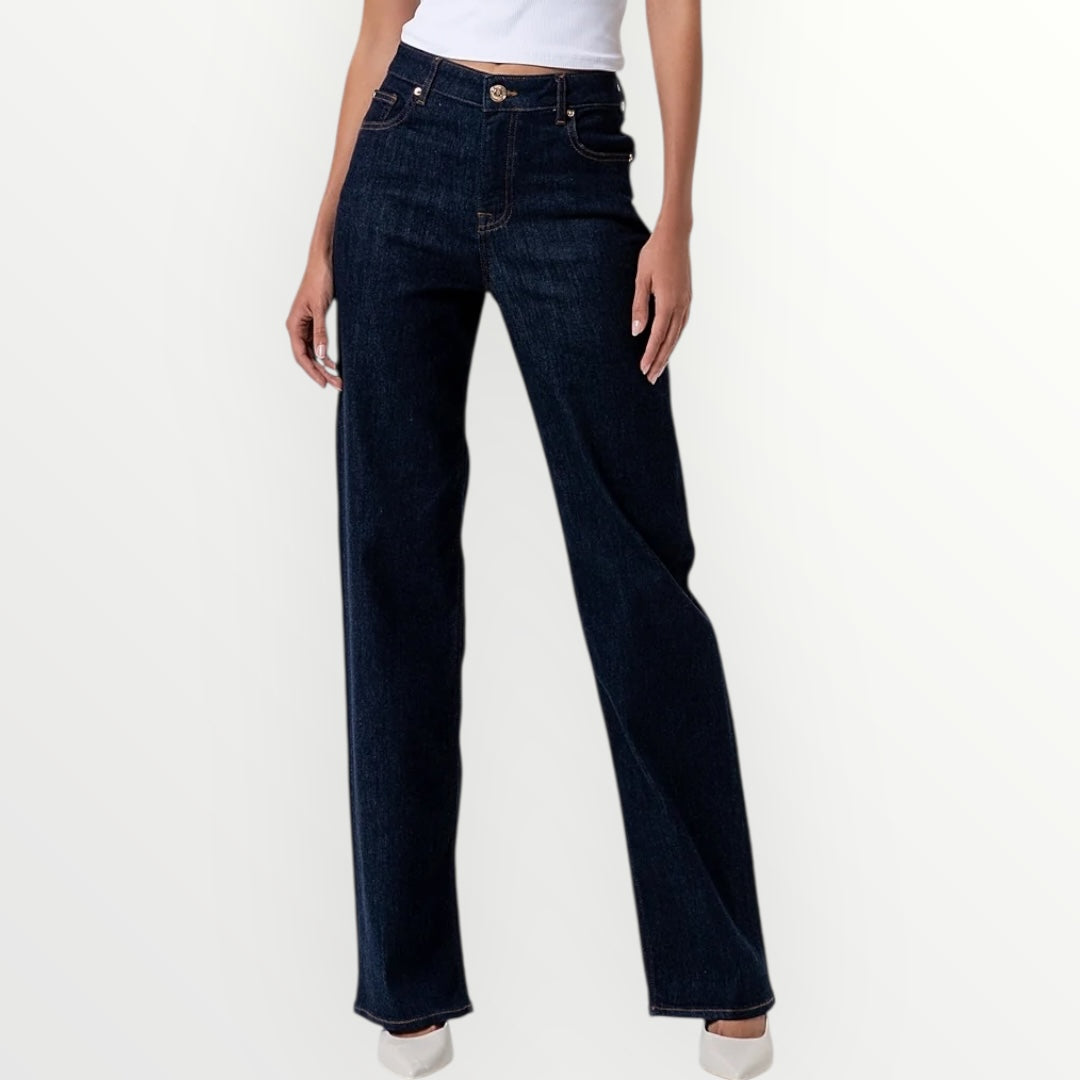 FRACOMINA - JEANS FLARE LAVAGGIO SCURO
