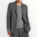 ELENA MIRO' - GIACCA JACQUARD GESSATO