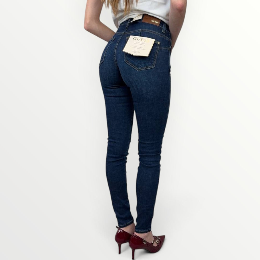 GUESS - JEANS SKINNY LAVAGGIO SCURO