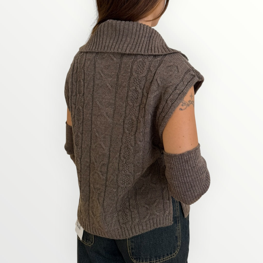 HAVEONE - GILET CON MANICOTTI