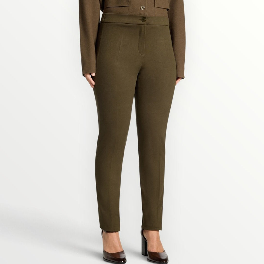 ELENA MIRO' - PANTALONE IN JERSEY MISTO VISCOSA