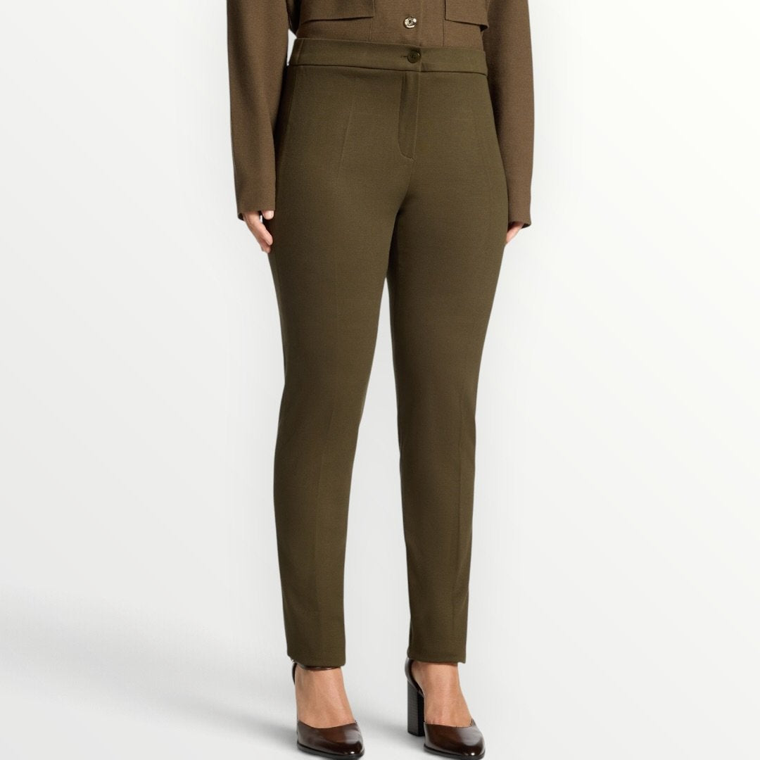 ELENA MIRO' - PANTALONE IN JERSEY MISTO VISCOSA