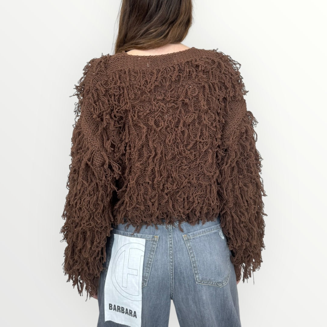 HAVEONE - CARDIGAN CON FRANGE