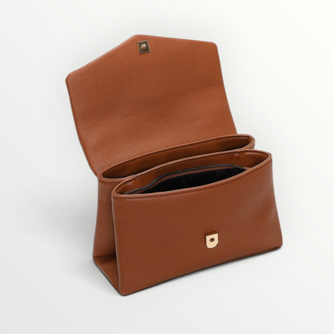 MIMI' MUA' - BORSA A MANO CON CUCITURE A VISTA