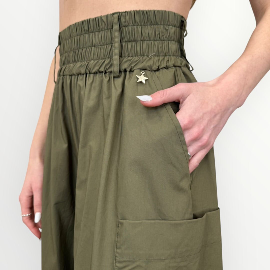 SOUVENIR - PANTALONE CARGO CON TASCONI