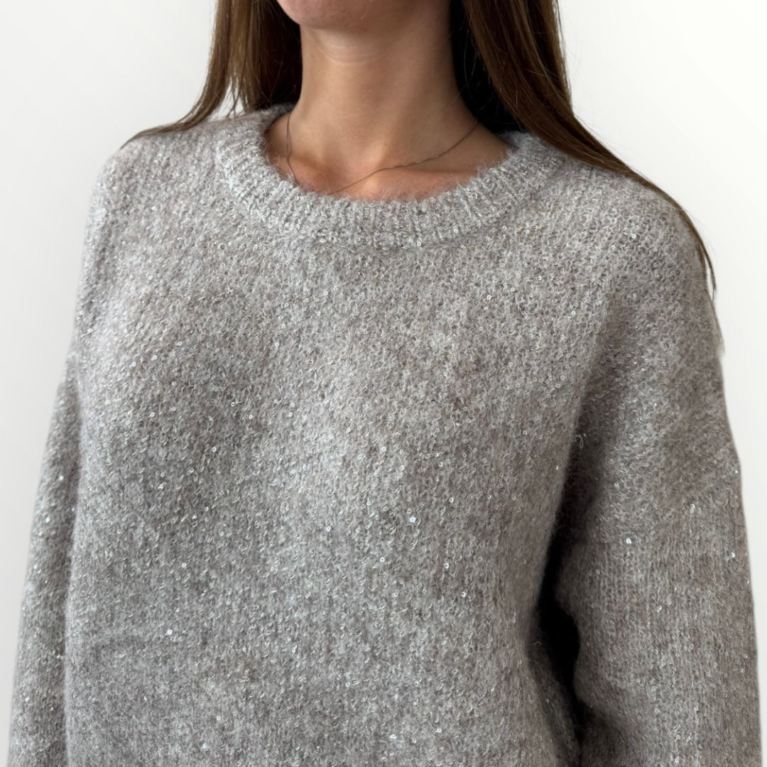 LOFT.73 - MAGLIA BRILLANTINA