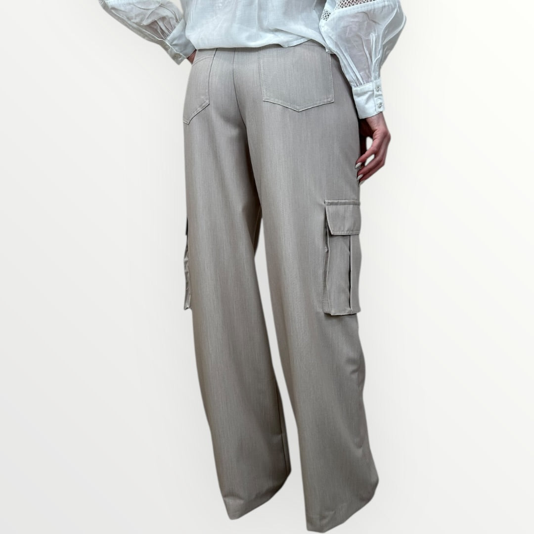 HAVEONE - PANTALONE CARGO CON TASCONI