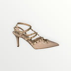 DIVINE FOLLIE - DECOLLETE IN VERNICE LUCIDA CON BORCHIE