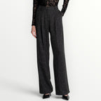 FRACOMINA - PANTALONE GESSATO CON LUREX
