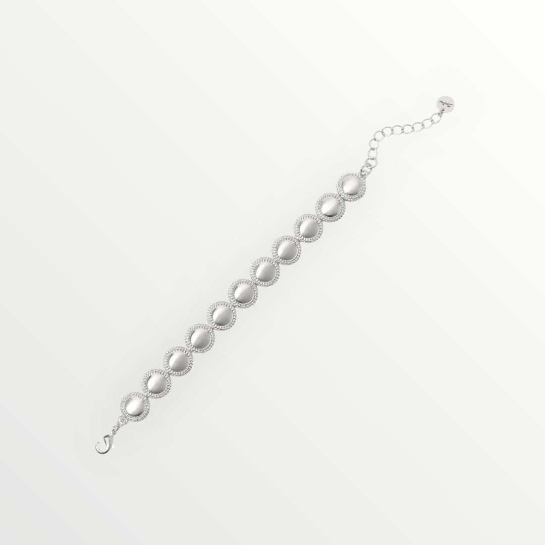 SODINI - BRACCIALE CON BOTTONE ZIGRINATO