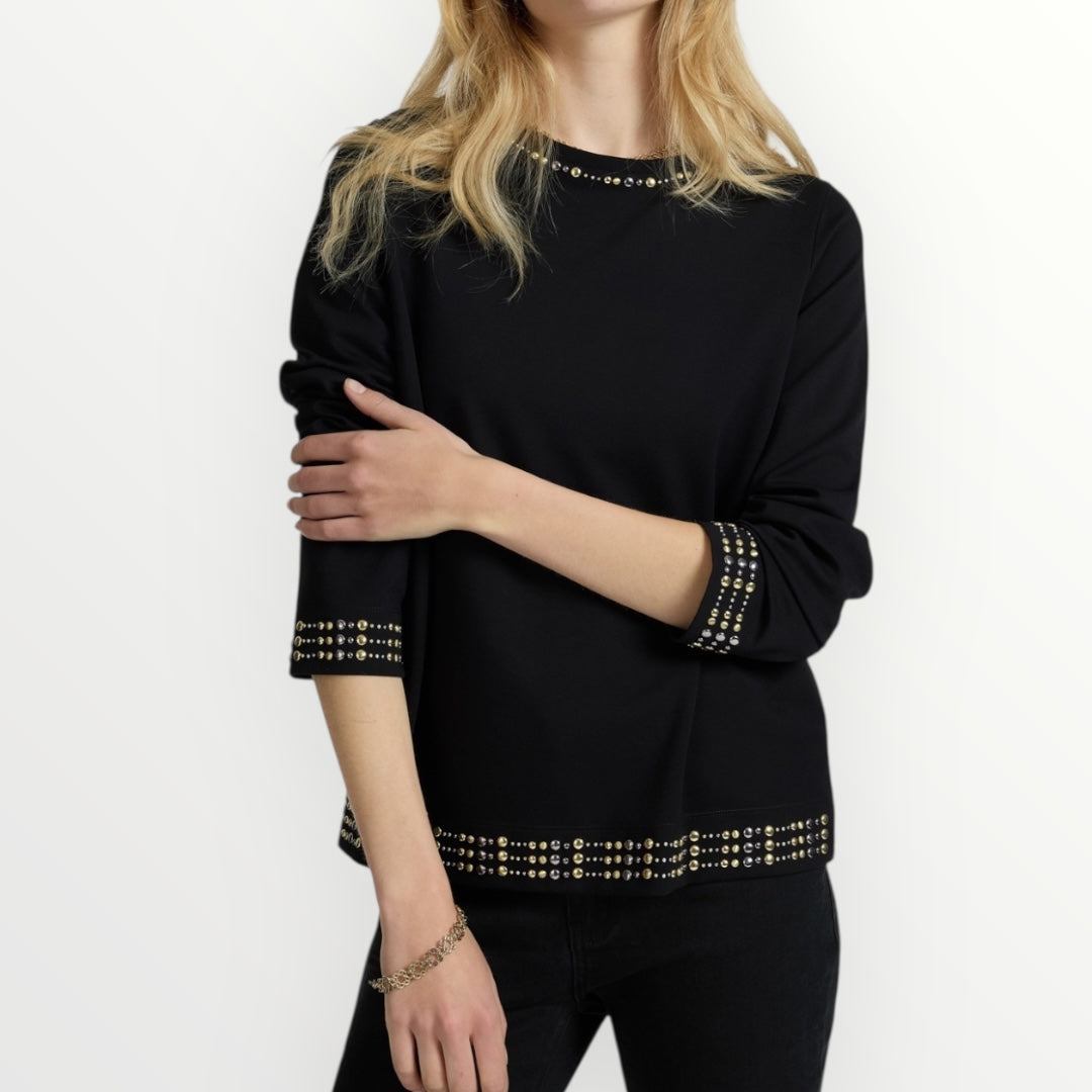 ELENA MIRO' - MAGLIA CON BORCHIE