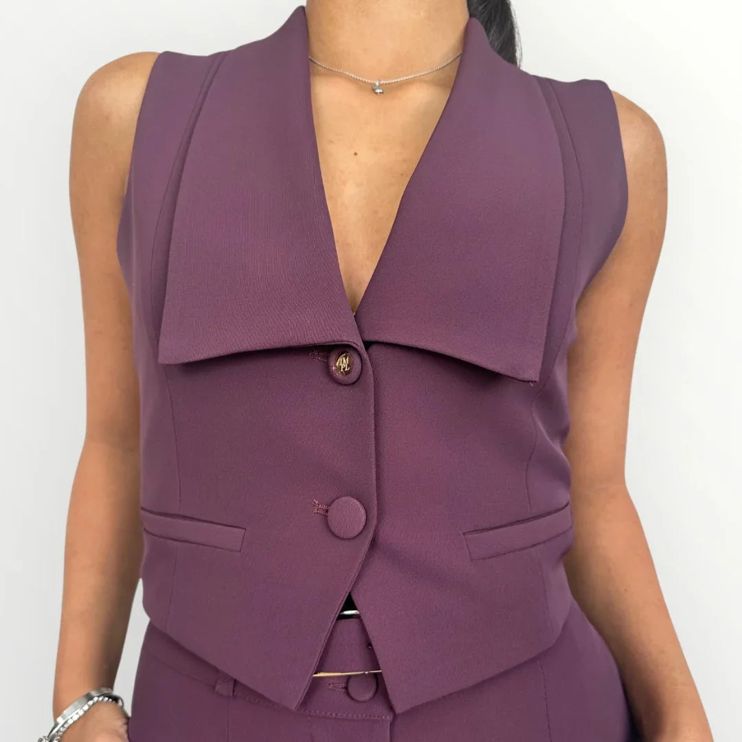 IMPERIAL - GILET CON REVER AMPIO