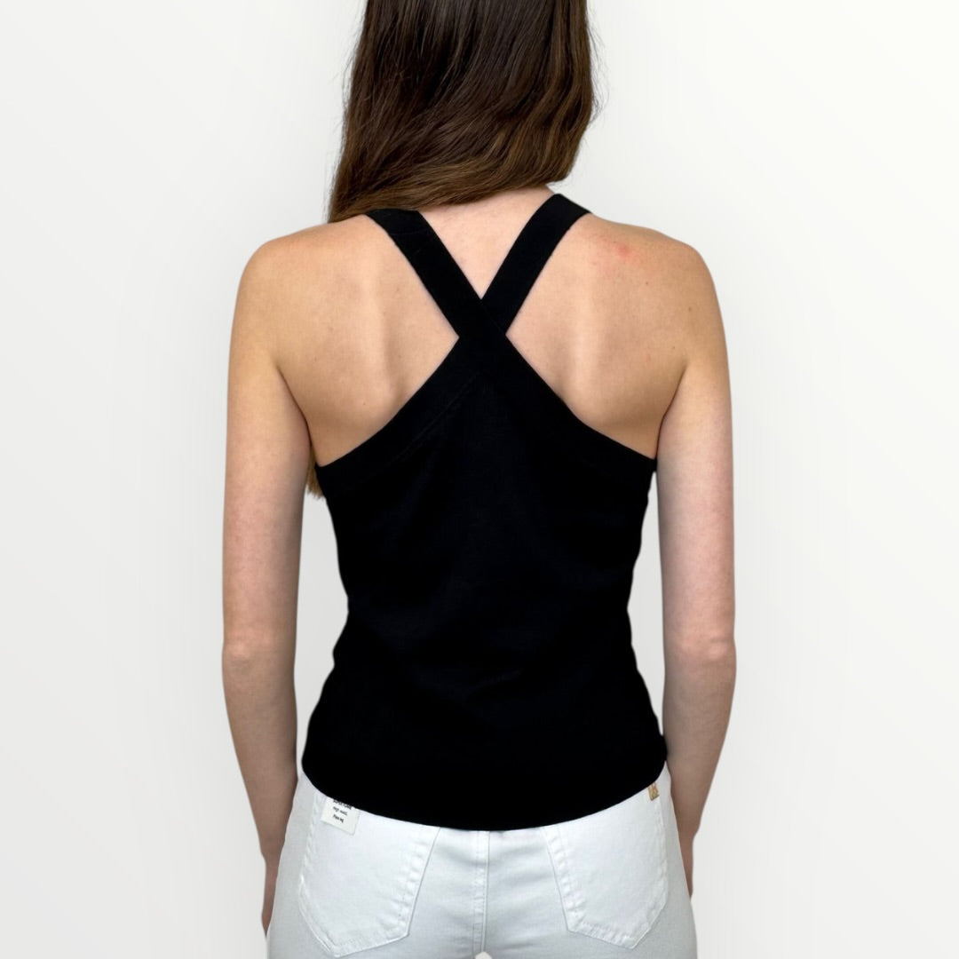 FRACOMINA - CANOTTA CON BORCHIE PIATTE