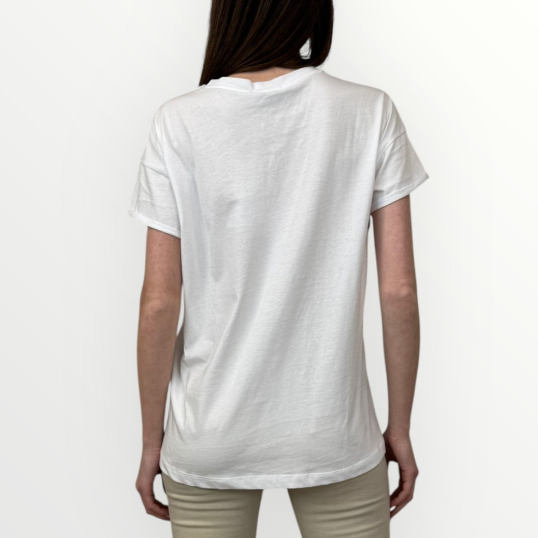 MOTEL - T-SHIRTA MANICA CORTA CON STAMPA