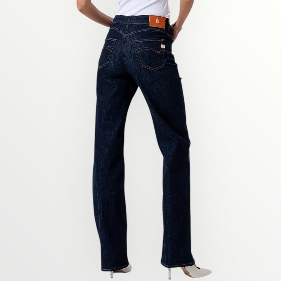 FRACOMINA - JEANS FLARE LAVAGGIO SCURO