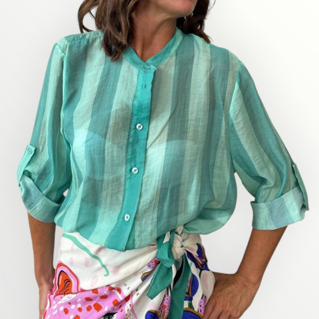 HAVEONE - CAMICIA LEGGERA A RIGHE