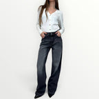 FRACOMINA - CARDIGAN SEMPLICE CON SCOLLO A V E BOTTONCINI