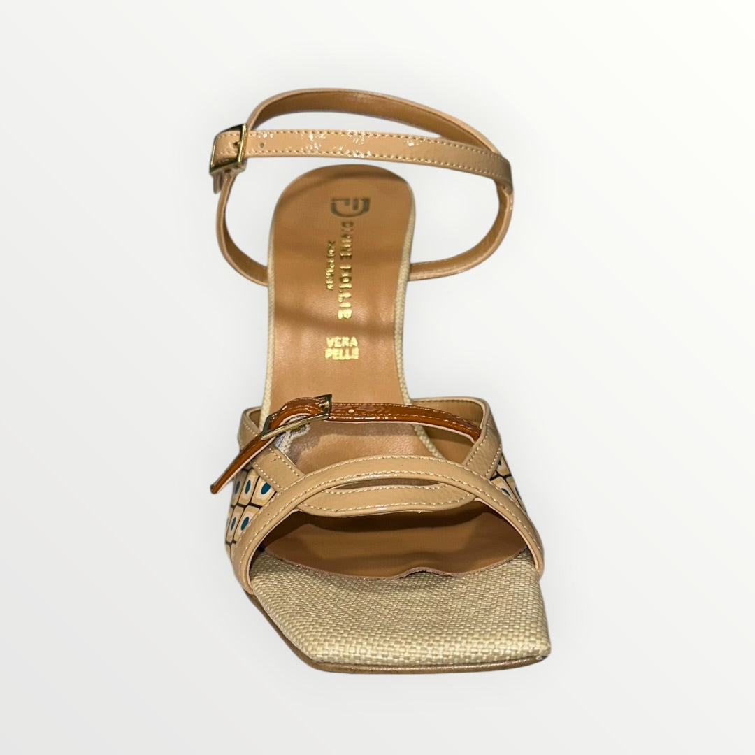 DIVINE FOLLIE - DECOLLETE STAMPA GEOMETRICA E CUT-OUT