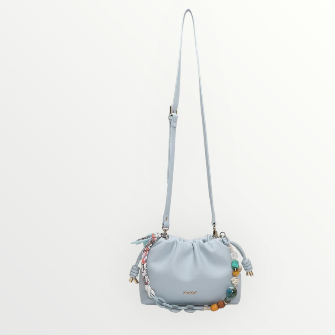 MIMI' MUA' - BORSA A TRACOLLA CON FOULARD