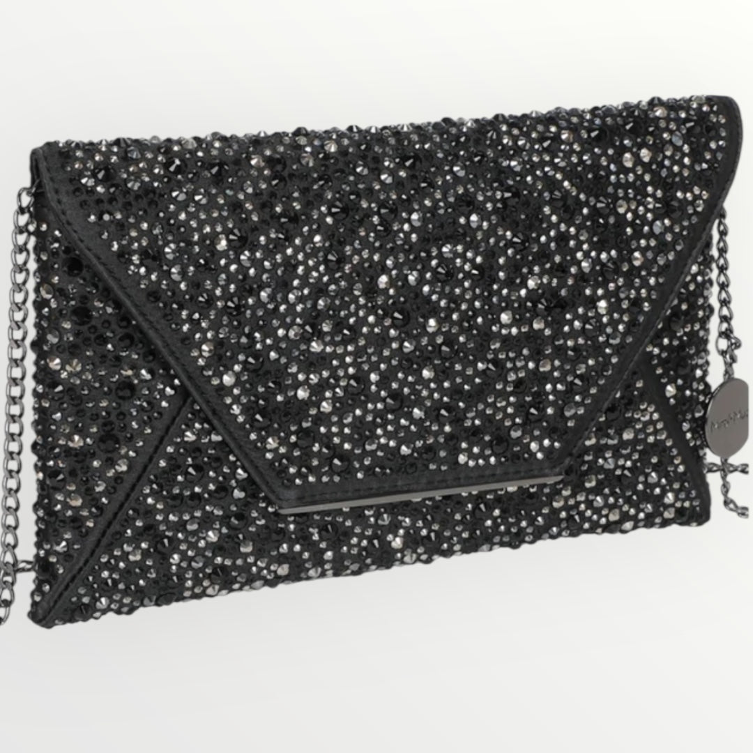 MIMI MUA' - BORSA POCHETTE CON STRASS