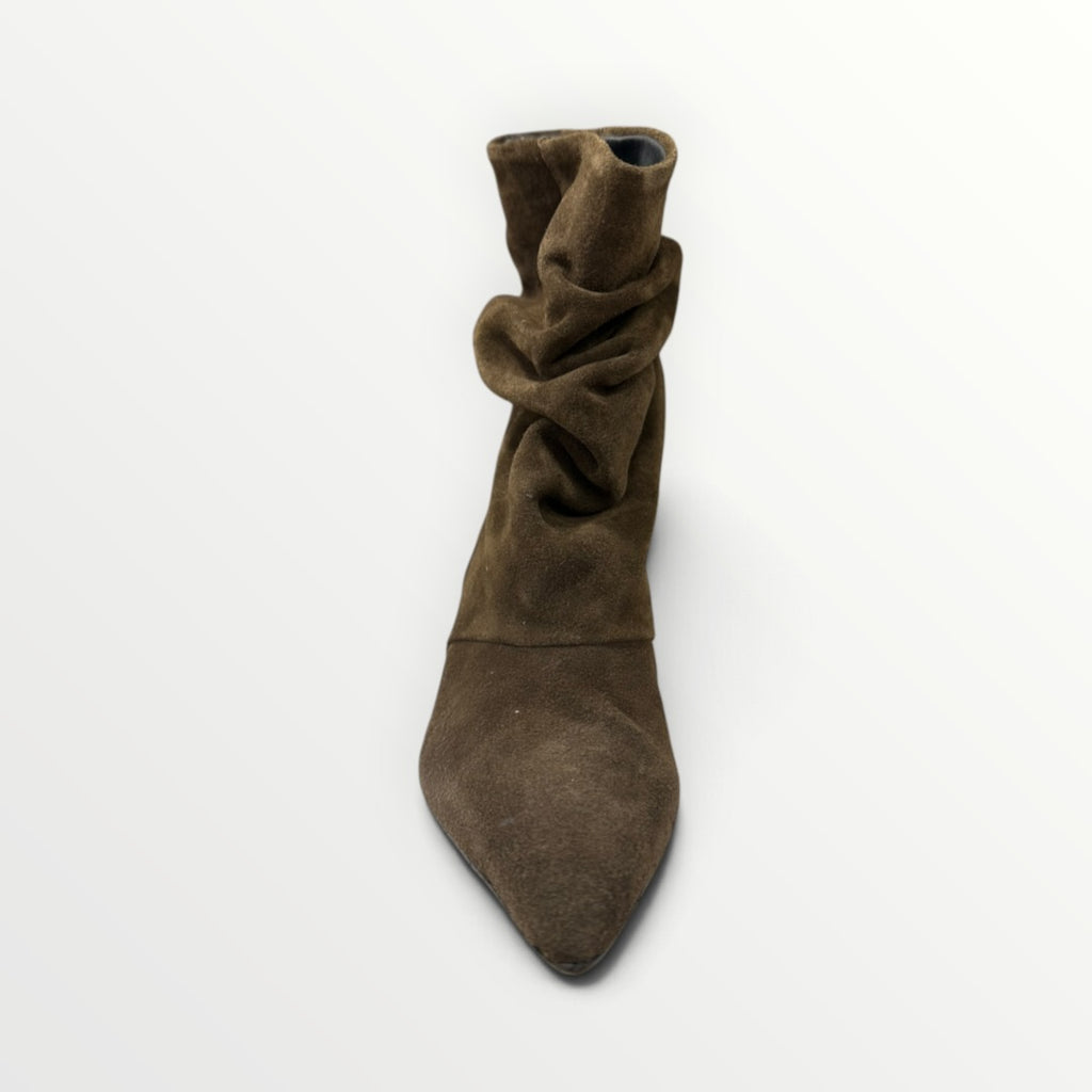 DIVINE FOLLIE - STIVALETTO SCAMOSCIATO GAMBALE MORBIDO