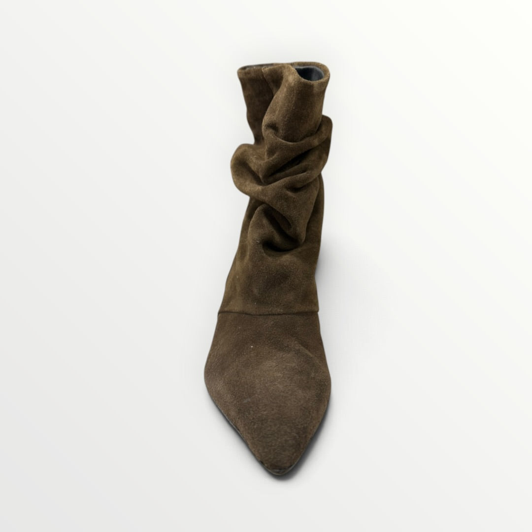 DIVINE FOLLIE - STIVALETTO SCAMOSCIATO GAMBALE MORBIDO