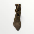DIVINE FOLLIE - STIVALETTO SCAMOSCIATO GAMBALE MORBIDO