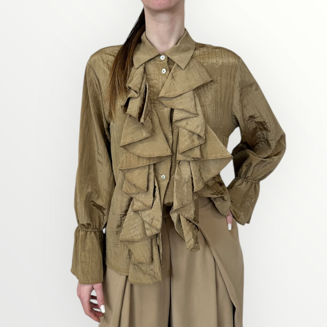 HAVEONE - CAMICIA CON AMPIA RUCHES