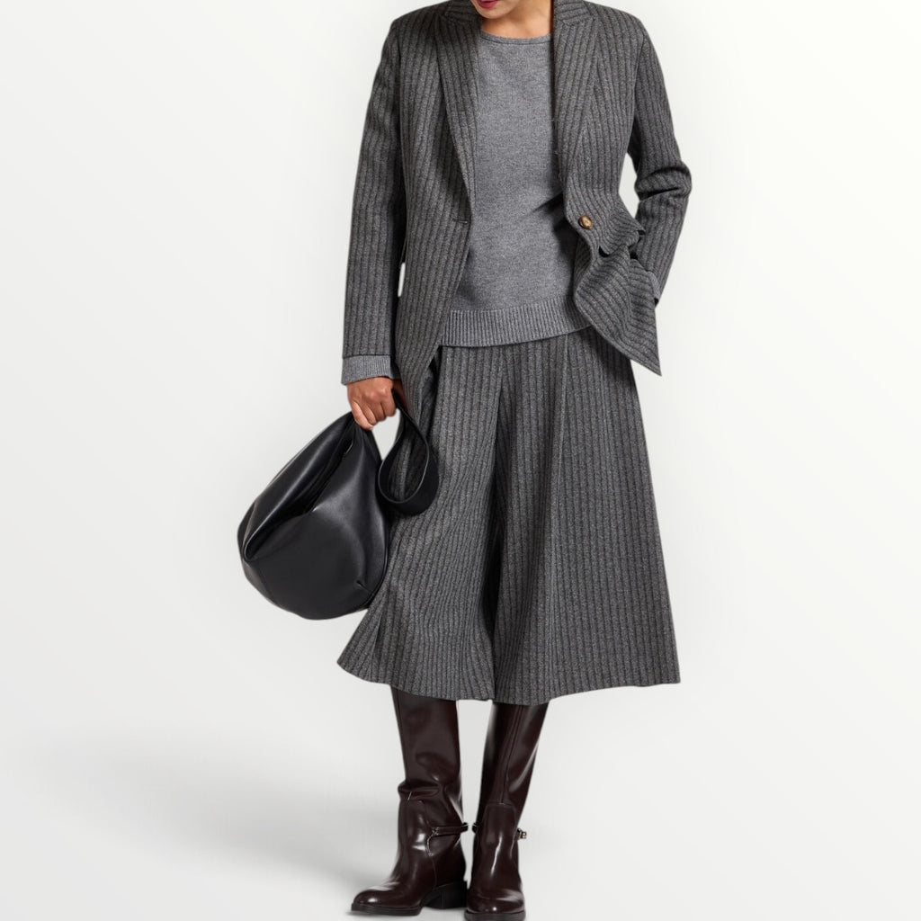 ELENA MIRO' - GIACCA JACQUARD GESSATO