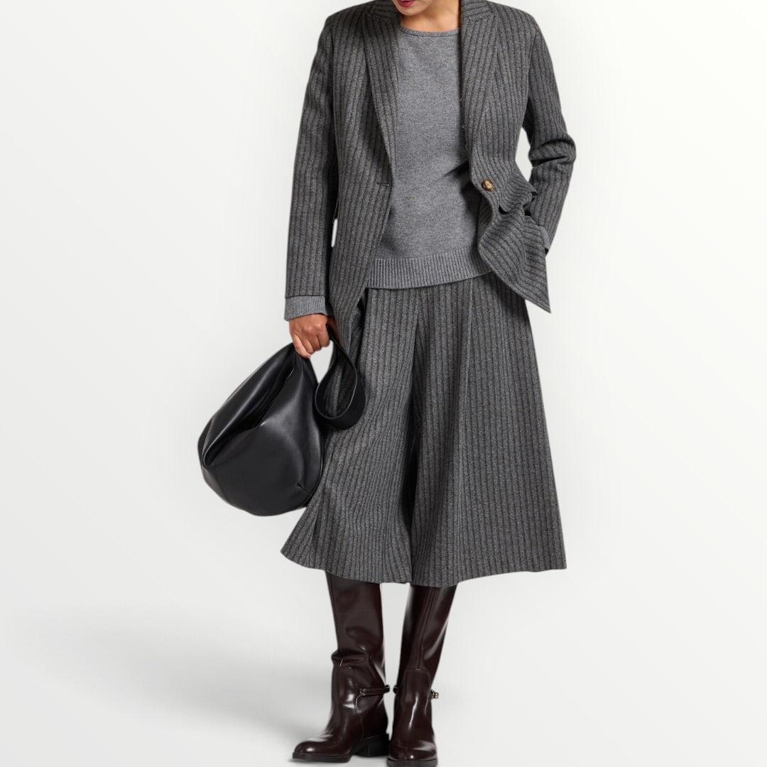 ELENA MIRO' - GIACCA JACQUARD GESSATO