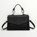 MIMI' MUA' - BORSA A MANO CON CUCITURE A VISTA