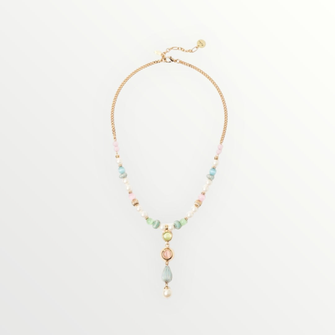 SODINI - COLLANA LUNGA CON SFERE SMALTATE